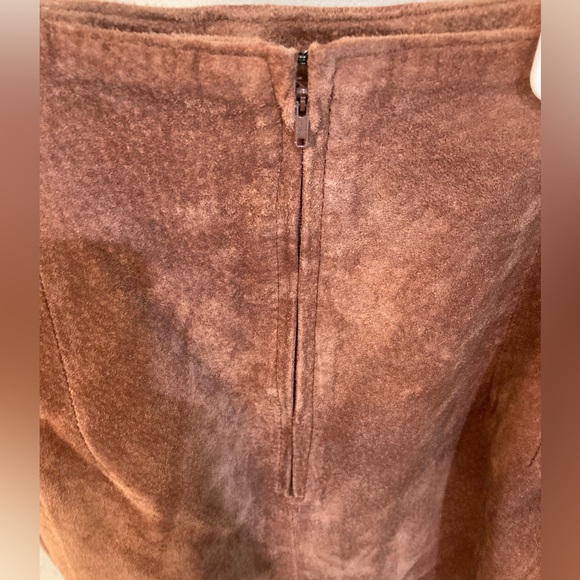 Vintage design assets leather skirt size 10 - Picture 5 of 5